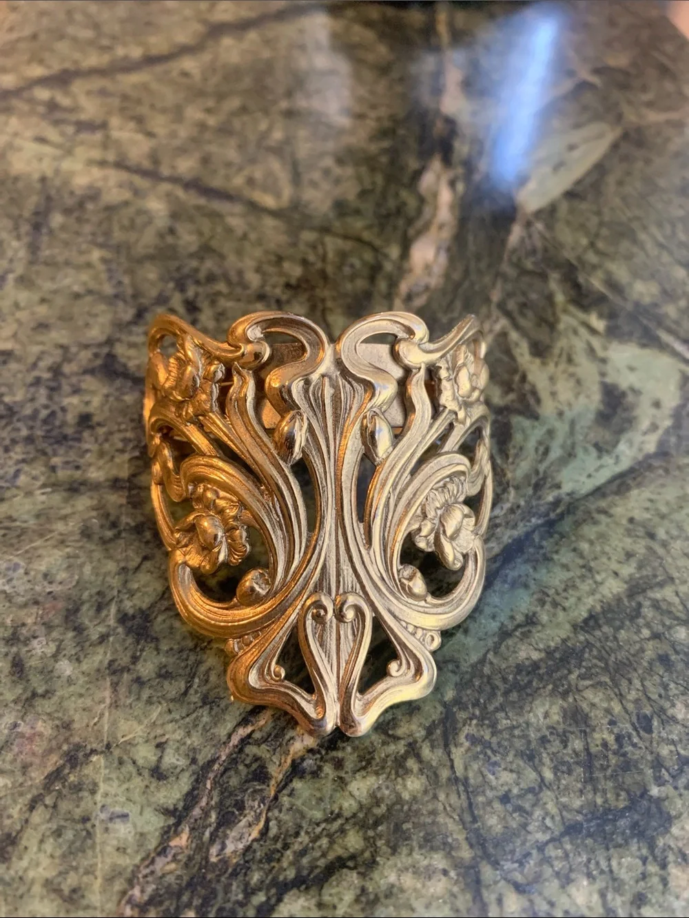 Art Nouveau hair clip made in France